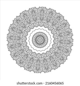 Geometric circle element made in vector. Perfect cards for any other kind of design, birthday and other holiday, kaleidoscope, medallion, yoga, india, arabic. Flower Mandala.