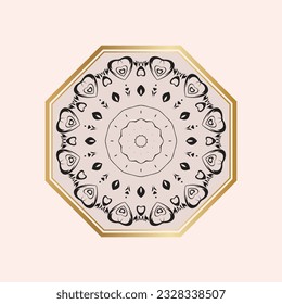 Geometric circle element made in vector. Perfect set for any other kind of design, birthday and other holiday, Islamic india and arabic designs.