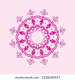Geometric circle element made in vector. Perfect set for any other kind of design, birthday and other holiday, Islamic india and arabic designs.
