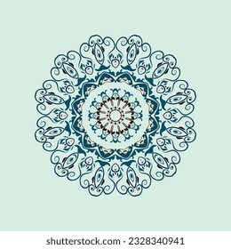 Geometric circle element made in vector. Perfect set for any other kind of design, birthday and other holiday, Islamic india and arabic designs.