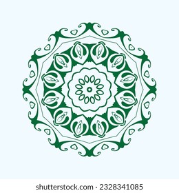 Geometric circle element made in vector. Perfect set for any other kind of design, birthday and other holiday, Islamic india and arabic designs.