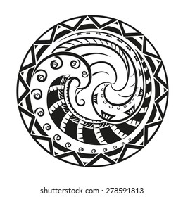 Geometric circle element made in vector. Perfect cards for any other kind of design