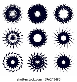 Geometric circle element set