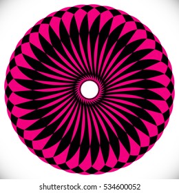 Geometric circle element(s). Abstract circular shape