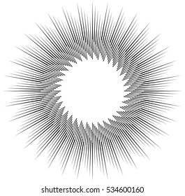 Geometric circle element(s). Abstract circular shape