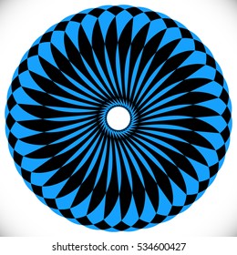 Geometric circle element(s). Abstract circular shape