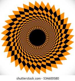 Geometric circle element(s). Abstract circular shape