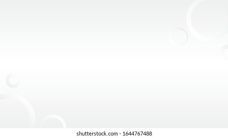 Geometric circle gradient light grey abstract background.