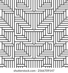 Geometric Circle and Line Pattern