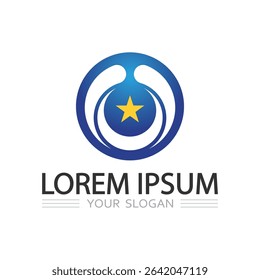 Geometric Circle Logo with Centered O Letter for Modern Identity and Branding Needs