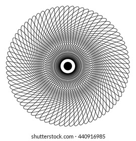 Geometric circle pattern