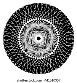 Geometric circle pattern