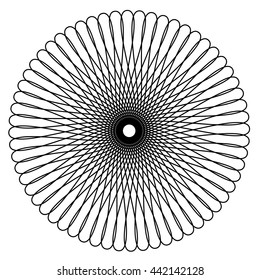 Geometric circle pattern