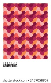 Geometric circle pattern background, circle pattern background for banner,poster,card.With vintage color