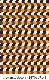 Geometric circle pattern background, circle pattern background for banner,poster,card.With vintage color