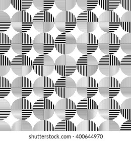 Geometric Circle pattern. Geometric simple print. Vector repeating texture. Background vector can be used for wallpaper, cover fills, web page background, surface textures. Vector linen texture.