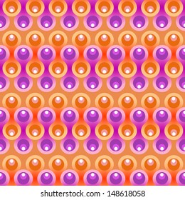 Geometric circle seamless pattern.