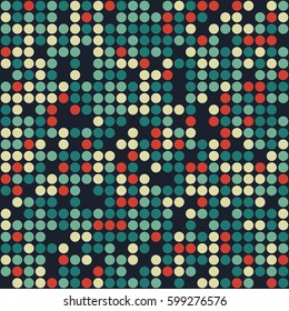 Geometric circle seamless pattern design