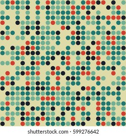 Geometric circle seamless pattern design