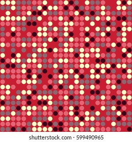 Geometric circle seamless pattern design