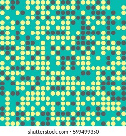 geometric circle seamless pattern design
