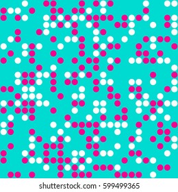 geometric circle seamless pattern design