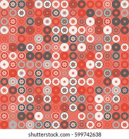 geometric circle seamless pattern design