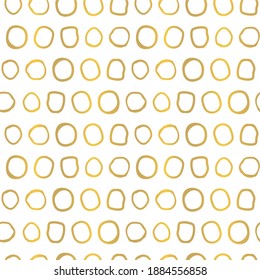 Geometric circle seamless pattern. Modern stylish texture. Vector illustration. Perfect for fashion, decoration, textile design, background and illustration