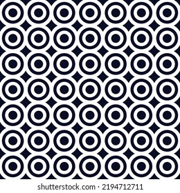 geometric circle seamless pattern, simple tile design