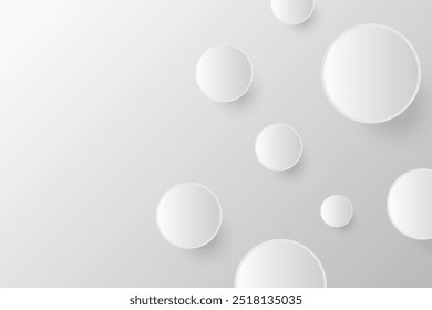 Fondo Abstractas geométrico de la forma del círculo. Fondo de pantalla de Anuncio de Tecnología. Ilustración vectorial. Futurista. Mínimo. Marco