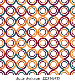 Forma de círculo geométrico Patrón Bauhaus. Diseño vectorial y arte colorido moderno. Resumen de diseño Bauhaus. 