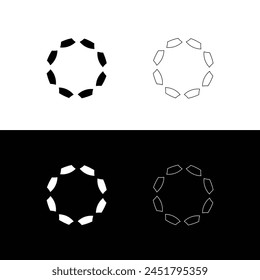 geometric circle shapes, borders, frames, logos .Circle new illustration design
