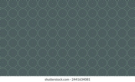Geometric circle shapes seamless pattern. green pastel color can be used for wallpaper, pattern fills, page background, surface textures. Abstract geometric colorful seamless pattern for background