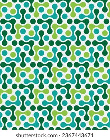 Círculos Geométricos Resumen Estilo de capucha vectorial Patrón sin inconvenientes Colores de moda de moda Textura minimalista