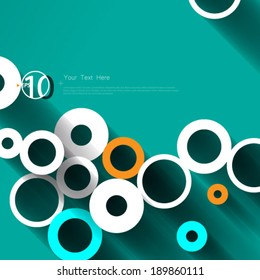 Geometric Circles Design Background