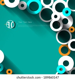 Geometric Circles Design Background