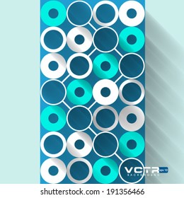Geometric Circles Design Background
