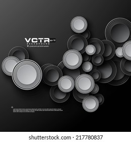 Geometric Circles Design Background