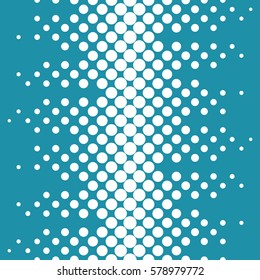 geometric circles gradient halftone seamless blue pattern