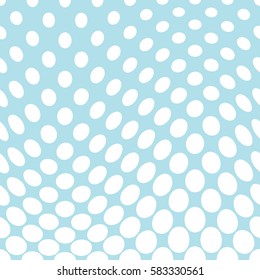 geometric circles gradient halftone seamless blue pattern