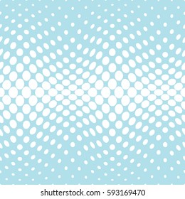 geometric circles gradient halftone seamless blue pattern