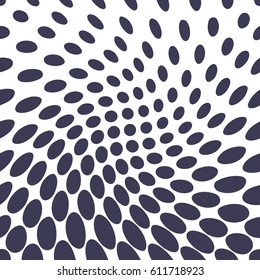 geometric circles gradient halftone seamless purple pattern