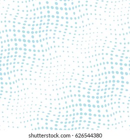 geometric circles gradient halftone seamless blue pattern