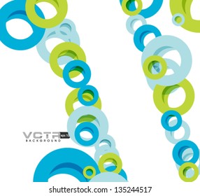 Geometric Circles Modern Design  Template - eps10 Background