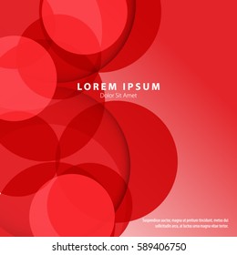 Geometric Circles Modern Graphic/Design Elements with Clean Minimal Style Background
