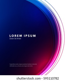 Geometric Circles Modern Graphic/Design Elements with Clean Minimal Style Background