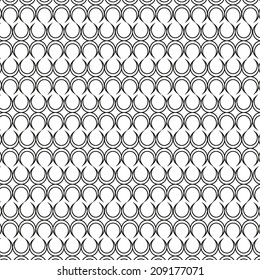 Geometric circles pattern, abstract modern background vector format