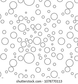 Geometric Circles pattern. Minimal style sacred abstract background decoration. Illustration for fashion minimalistic design. Modern elegant endless wallpaper.
