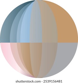 Círculos geométricos em cores pastel macias formam um plano de fundo de padrão