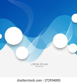 Geometric Circles in Wave Background